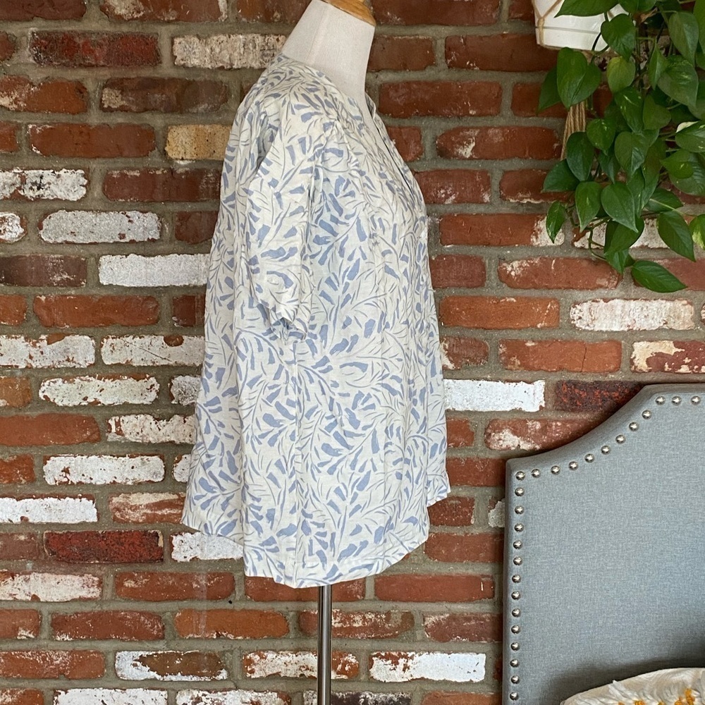 NWT Splendid Linen Button Down Oversized Camp Shi… - image 3